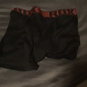 RBX Black Underpants with Red Highlights